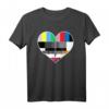 Testbild Herz T-Shirt für 80er und 90er Jahre - Retro Kostümidee für Fasching, Karneval & Motto-Partys