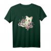 Kawaii Katze mit Sakura T-Shirt – Japanisches Otaku-Design für Anime- und Manga-Fans