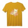 Kawaii Katze mit Sakura T-Shirt – Japanisches Otaku-Design für Anime- und Manga-Fans