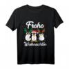 Frohe Weihnachten Pinguin Weihnachts-T-Shirt - Lustige Tierkleidung für Kinder und Erwachsene als Geschenkidee