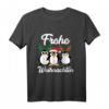 Frohe Weihnachten Pinguin Weihnachts-T-Shirt - Lustige Tierkleidung für Kinder und Erwachsene als Geschenkidee