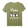 Frohe Weihnachten Pinguin Weihnachts-T-Shirt - Lustige Tierkleidung für Kinder und Erwachsene als Geschenkidee