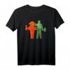 Ost und West feiern zusammen T-Shirt – Symbol für deutsche Wiedervereinigung und Ampelmännchen Kult