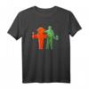 Ost und West feiern zusammen T-Shirt – Symbol für deutsche Wiedervereinigung und Ampelmännchen Kult