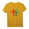 Ost und West feiern zusammen T-Shirt – Symbol für deutsche Wiedervereinigung und Ampelmännchen Kult