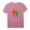 Ost und West feiern zusammen T-Shirt – Symbol für deutsche Wiedervereinigung und Ampelmännchen Kult