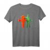 Ost und West feiern zusammen T-Shirt – Symbol für deutsche Wiedervereinigung und Ampelmännchen Kult