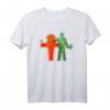 Ost und West feiern zusammen T-Shirt – Symbol für deutsche Wiedervereinigung und Ampelmännchen Kult