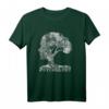 Psychologie T-Shirt Herren Damen mit Geistbaum & Rorschach-Design – Perfektes Geschenk für Studenten, Psychologen & Absolventen