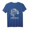 Psychologie T-Shirt Herren Damen mit Geistbaum & Rorschach-Design – Perfektes Geschenk für Studenten, Psychologen & Absolventen