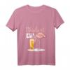 Damen Lustiges Es Eskaliert Eh Flamingo Party T-Shirt mit V-Ausschnitt – Perfekt für Fasching, Karneval und Partys