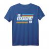 Es Eskaliert Eh Saufspruch Party T-Shirt für Festival, Techno, Rave & EDM – Perfekt für Lacher und Style bei deinem nächsten Event