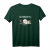 Lustiges Katzen Wein T-Shirt mit Spruch 'Es eskaliert Eh' – Perfektes Geburtstagsgeschenk für Weinliebhaber und Wein-Fans