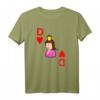 Kartenspiel Herz Dame T-Shirt – Perfekte Geschenkidee für Poker, Skat, Mau Mau & Spieleabend Fans