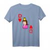 Kartenspiel Herz Dame T-Shirt – Perfekte Geschenkidee für Poker, Skat, Mau Mau & Spieleabend Fans