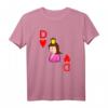 Kartenspiel Herz Dame T-Shirt – Perfekte Geschenkidee für Poker, Skat, Mau Mau & Spieleabend Fans