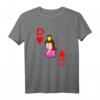 Kartenspiel Herz Dame T-Shirt – Perfekte Geschenkidee für Poker, Skat, Mau Mau & Spieleabend Fans
