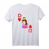 Kartenspiel Herz Dame T-Shirt – Perfekte Geschenkidee für Poker, Skat, Mau Mau & Spieleabend Fans