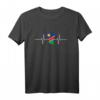 Namibia Karte mit Herzschlag Vintage Flagge T-Shirt – Stolz & Stil für Namibia Fans & Reiseliebhaber