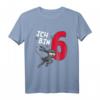 Kinder 6. Geburtstag T-Shirt für Jungen - Ninja, Karate & Kampfsport Motiv, Perfekt als Geburtstagsgeschenk für kleine Kämpfer