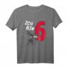 Kinder 6. Geburtstag T-Shirt für Jungen - Ninja, Karate & Kampfsport Motiv, Perfekt als Geburtstagsgeschenk für kleine Kämpfer