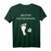 Bester Katzenpapa T-Shirt für Katzenliebhaber – Lustiges Geschenk zu Weihnachten, Geburtstag & Vatertag für stolze Katzenbesitzer