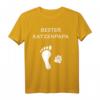 Bester Katzenpapa T-Shirt für Katzenliebhaber – Lustiges Geschenk zu Weihnachten, Geburtstag & Vatertag für stolze Katzenbesitzer