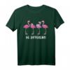 Be Different - Flamingo Spruch Vogel T-Shirt für Flamingo- und Naturschutzliebhaber – Perfektes Geschenk für Kinder, Frauen & Männer zu Geburtstag & Weihnachten