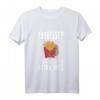 Lustiges Spruch T-Shirt: EXERCISE? I THOUGHT YOU SAID EXTRA FRIES! – Humorvolles Geschenk für Pommes-Liebhaber und Fitnessmuffel