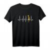 Trompete Herzschlag EKG Lustig Retro Witz - Trompeter T-Shirt für Musiker, Geburtstags- und Weihnachtsgeschenk