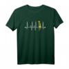 Trompete Herzschlag EKG Lustig Retro Witz - Trompeter T-Shirt für Musiker, Geburtstags- und Weihnachtsgeschenk