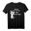 Lustiges Katzen T-Shirt Geschenkidee – Für stolze Katzenbesitzer & Katzenliebhaber als Team-Statement zum Geburtstag, Weihnachten & Ostern