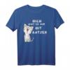 Lustiges Katzen T-Shirt Geschenkidee – Für stolze Katzenbesitzer & Katzenliebhaber als Team-Statement zum Geburtstag, Weihnachten & Ostern