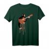 Affe mit Akustikgitarre T-Shirt – Lustiges Geschenk für Gitarristen, Musikliebhaber & Affenfans