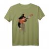 Affe mit Akustikgitarre T-Shirt – Lustiges Geschenk für Gitarristen, Musikliebhaber & Affenfans