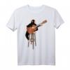Affe mit Akustikgitarre T-Shirt – Lustiges Geschenk für Gitarristen, Musikliebhaber & Affenfans