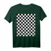 Schwarz-weißes Schachbrettmuster mit Gingham-Karo - Geschenkidee für Liebhaber, Mode und Vintage-Fans