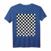 Schwarz-weißes Schachbrettmuster mit Gingham-Karo - Geschenkidee für Liebhaber, Mode und Vintage-Fans