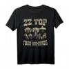ZZ Top Herren T-Shirt - Offizielles Band Merch aus der ZZ Top Kollektion
