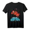 Es gibt keinen Gott Grafik Retro T-Shirt – Sowjetischer Gagarin Space Design, Antireligiöses Kunstwerk für Atheisten & Revolutionäre