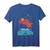 Es gibt keinen Gott Grafik Retro T-Shirt – Sowjetischer Gagarin Space Design, Antireligiöses Kunstwerk für Atheisten & Revolutionäre