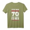 Ich bin knackige 70 - Lustiges Geburtstag T-Shirt mit Spruch für Senioren, Familienmitglieder & Freunde