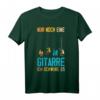 Nur Noch Eine Gitarre Ich Schwöre Es - Lustiges Gitarristen T-Shirt für Rockfans, Musiker & Bandmitglieder