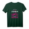 E-MTB Damen T-Shirt - Lächeln Statt Hecheln, Lustiges Fahrrad Design für E-Bikerinnen & Radfahrerinnen, Geschenkidee zum Geburtstag & Weihnachten