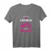 E-MTB Damen T-Shirt - Lächeln Statt Hecheln, Lustiges Fahrrad Design für E-Bikerinnen & Radfahrerinnen, Geschenkidee zum Geburtstag & Weihnachten