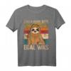 Biertrinker Faultier Bier Zwei Alkohol bitte egal was T-Shirt - Lustiges Party-Shirt für Männer, Männertag & Bierliebhaber