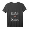 Lustiges Damen Wein Tank Top - 'Die Tut Nix Die Will Nur Wein' für Weinliebhaberinnen & Weintrinkerinnen, Perfekt für Weinabende & als Geschenk