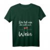 Lustiges Damen Wein Tank Top - 'Die Tut Nix Die Will Nur Wein' für Weinliebhaberinnen & Weintrinkerinnen, Perfekt für Weinabende & als Geschenk