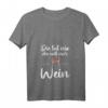 Lustiges Damen Wein Tank Top - 'Die Tut Nix Die Will Nur Wein' für Weinliebhaberinnen & Weintrinkerinnen, Perfekt für Weinabende & als Geschenk