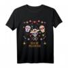 Camiseta Día de Muertos con Calaveras para Mujer, Hombre y Niños - Disfraz de Esqueleto para Halloween y Celebraciones Mexicanas